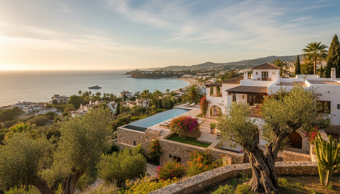 Escritorio con documentación comparativa entre compra personal y sociedad, manos señalando cifras