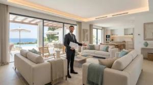 Infografia Con Tres Columnas Que Resumen Los Criterios Clave Para Preparar Una Vivienda De Lujo En La Costa Del Sol